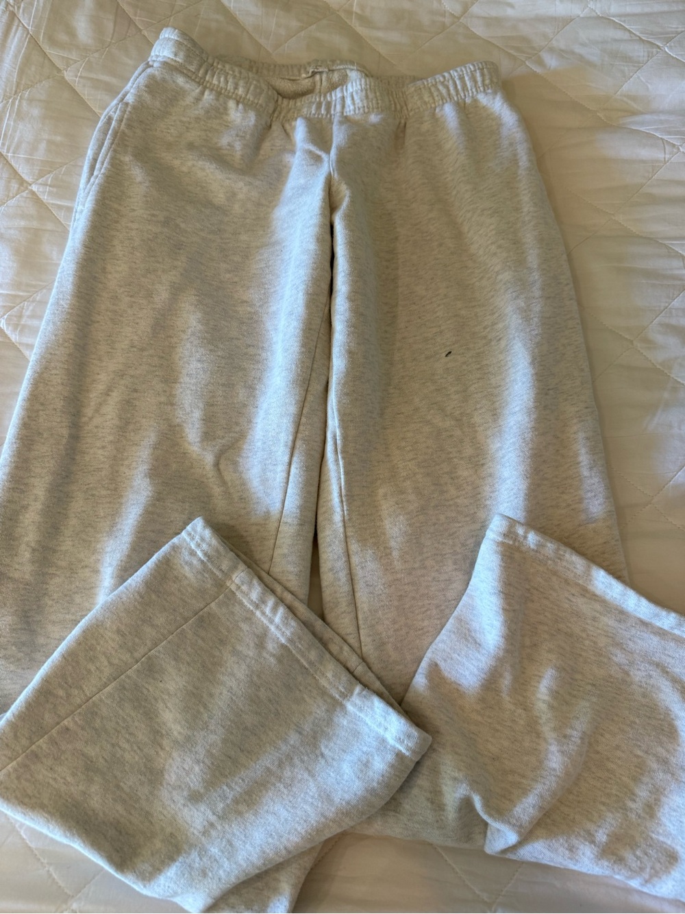Brandy Melville Light Gray Cozy Sweatpants